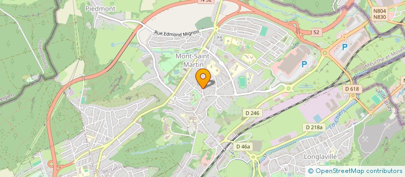 localisation de l'entreprise SARL PACCI ET COMPAGNIE  MONT-SAINT-MARTIN