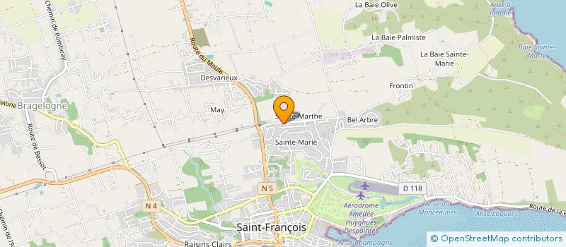 localisation de l'entreprise SARL PACHA à SAINT-FRANCOIS