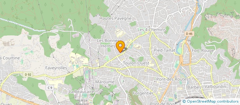 localisation de l'entreprise SARL PACIFIC GYM à TOULON
