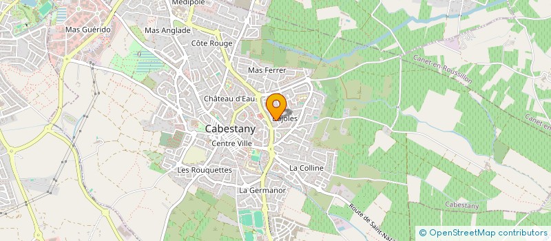 localisation de l'entreprise SARL PACOREDA  CABESTANY