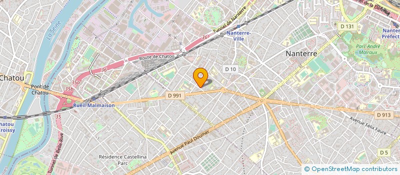 localisation de l'entreprise SARL PACTE OR  NANTERRE