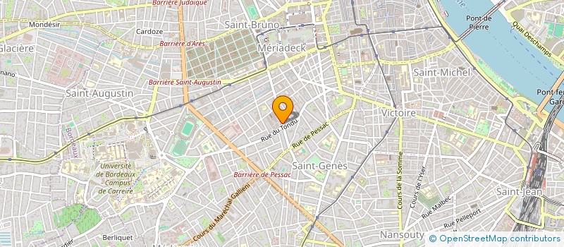 localisation de l'entreprise SARL PACY  BORDEAUX