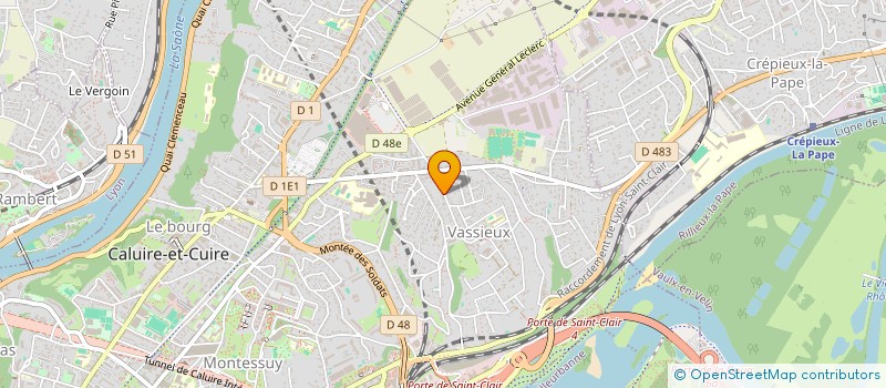 localisation de l'entreprise SARL PAESE  CALUIRE-ET-CUIRE