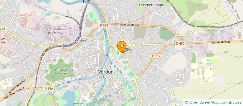 localisation de l'entreprise SARL PAFFONI IMMOBILIER à VERDUN