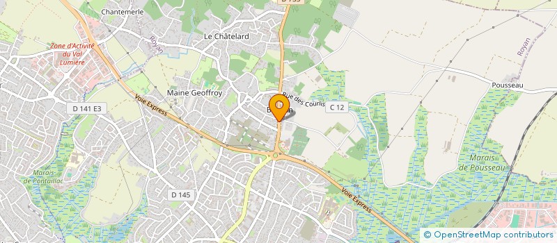 localisation de l'entreprise SARL PAG à ROYAN