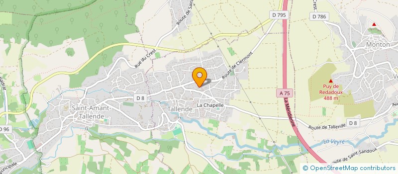 localisation de l'entreprise SARL PAGANT ALAIN  TALLENDE