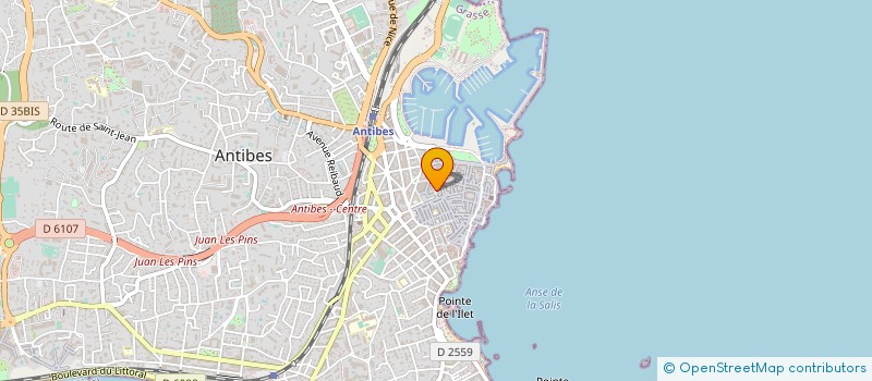 localisation de l'entreprise SARL PAGELI à ANTIBES