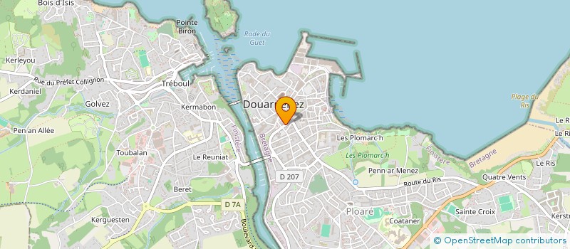 localisation de l'entreprise SARL PAHOMI à DOUARNENEZ