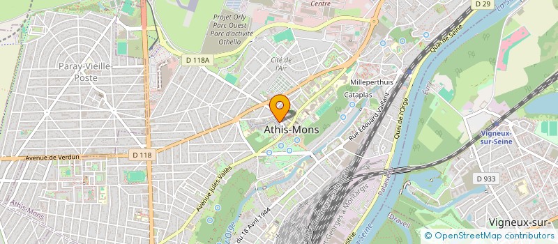 localisation de l'entreprise SARL PAIKAN à ATHIS-MONS