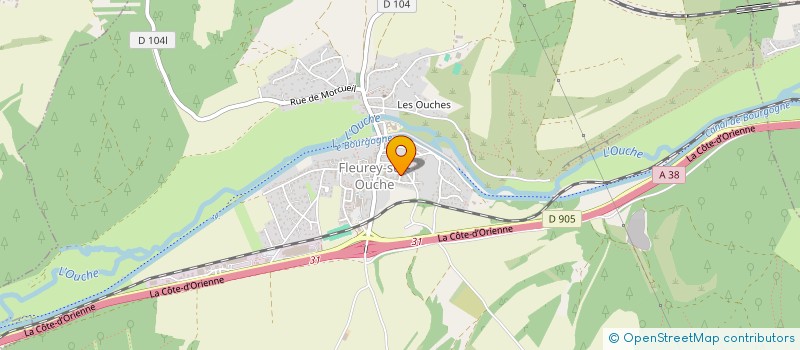 localisation de l'entreprise SARL PAILLETTES ET MOUSTACHES  ASNIERES-LES-DIJON