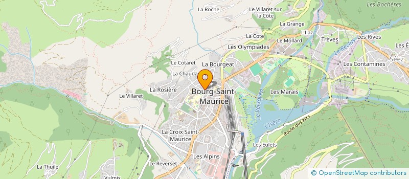 localisation de l'entreprise SARL PAILLOT-RECH  BOURG-SAINT-MAURICE