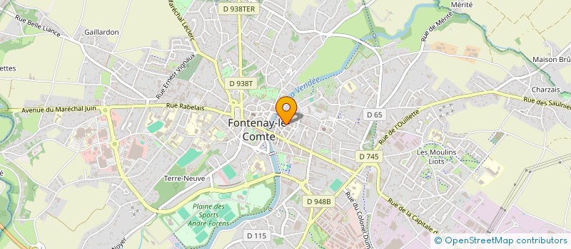 localisation de l'entreprise SARL PAILLOTTE à FONTENAY-LE-COMTE