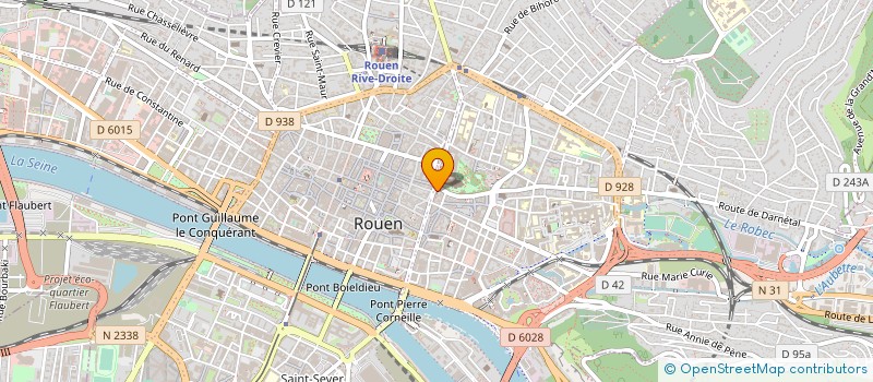 localisation de l'entreprise SARL PAIN BLANC à ROUEN