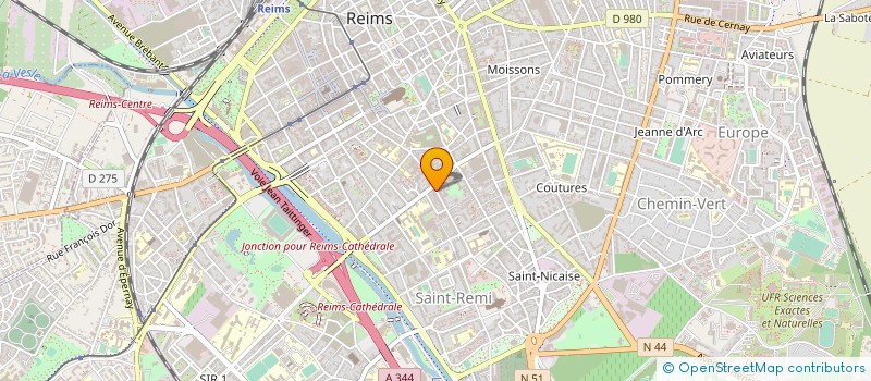 localisation de l'entreprise SARL PAIN CHAUD GAMBETTA à REIMS