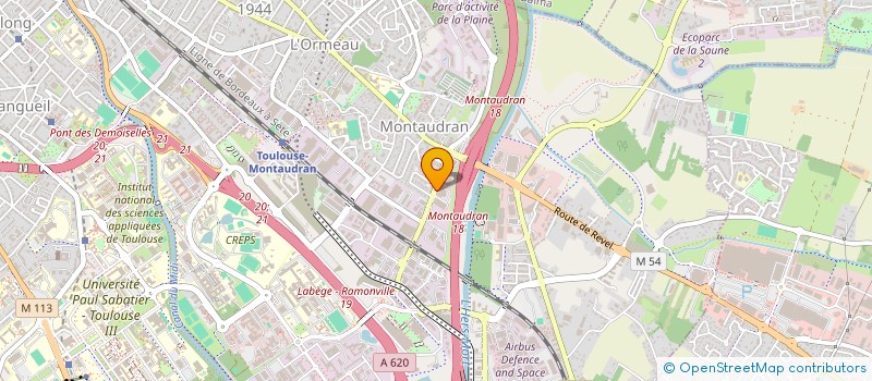 localisation de l'entreprise SARL PAIN CHAUD SERVICE à TOULOUSE