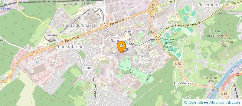 localisation de l'entreprise SARL PAIN ROND à BESANCON