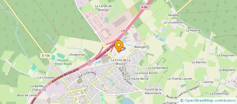 localisation de l'entreprise SARL PAINCHAUD  LIFFRE