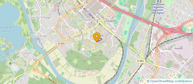 localisation de l'entreprise SARL PAIROU  CERGY