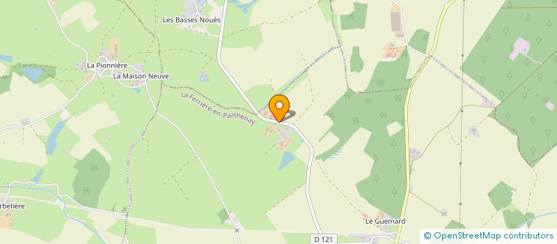 localisation de l'entreprise SARL PAITRAULT à LA FERRIERE-EN-PARTHENAY