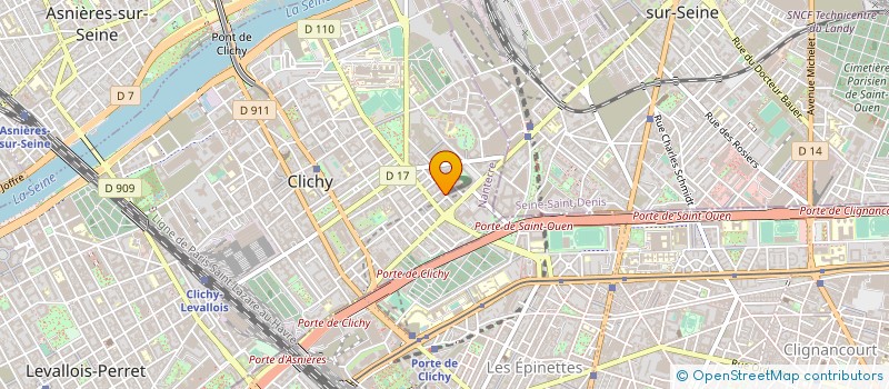 localisation de l'entreprise SARL PAJOS à CLICHY