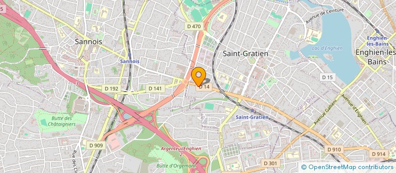 localisation de l'entreprise SARL PALAIS ROYAL  SAINT-GRATIEN