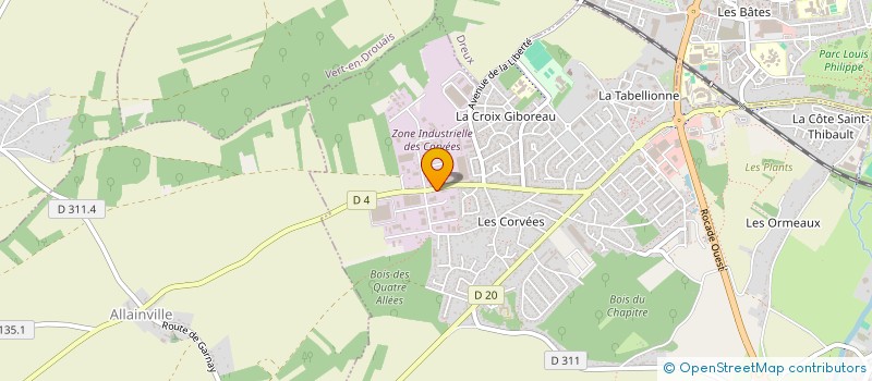 localisation de l'entreprise SARL PALATIN à VERNOUILLET