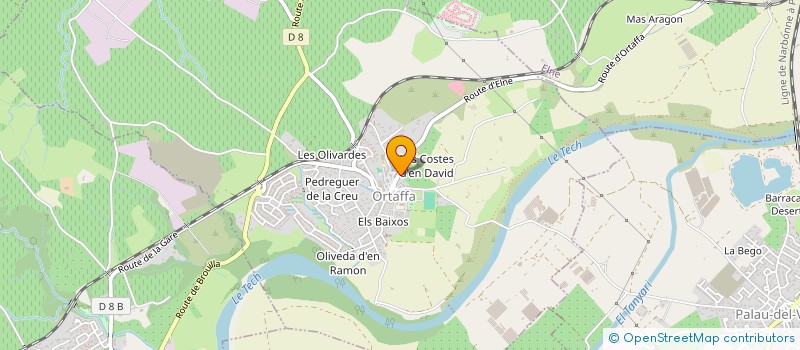 localisation de l'entreprise SARL PALIFLEX  ORTAFFA