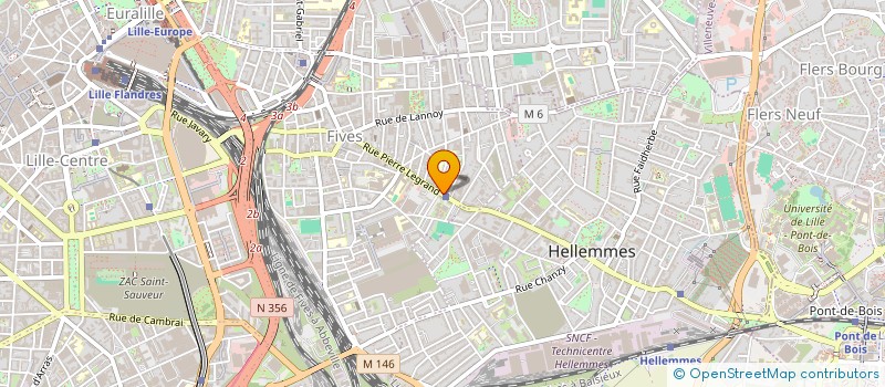 localisation de l'entreprise SARL PALINSKI à LILLE