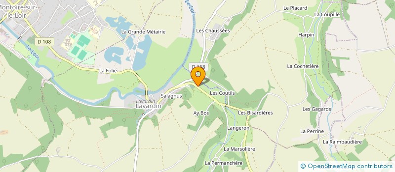 localisation de l'entreprise SARL PALM SERVICES à LAVARDIN