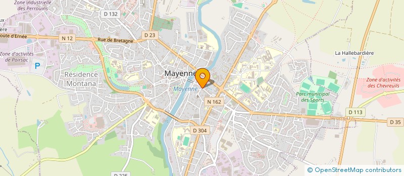 localisation de l'entreprise SARL PALMA à MAYENNE