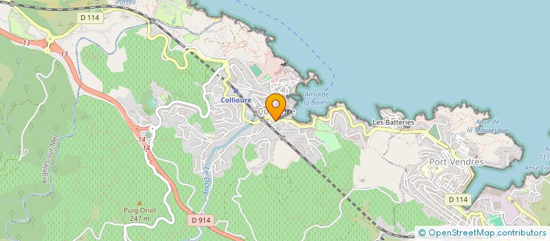 localisation de l'entreprise SARL PALOMBA FRAGNIER à COLLIOURE
