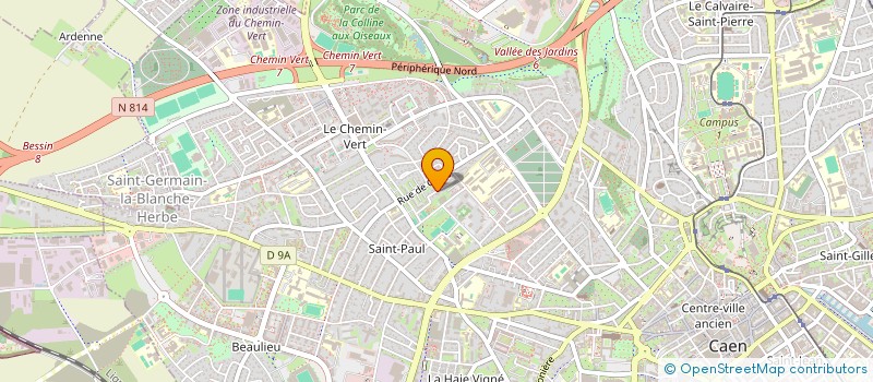 localisation de l'entreprise SARL PALOTI à CAEN