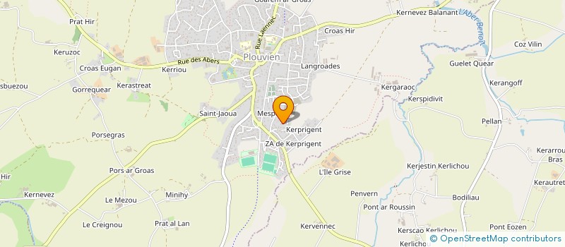 localisation de l'entreprise SARL PALUDEN  LANNILIS