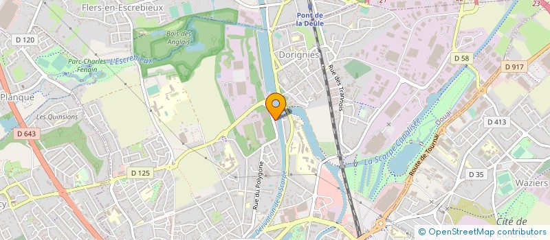 localisation de l'entreprise SARL PALYSANDO  DOUAI