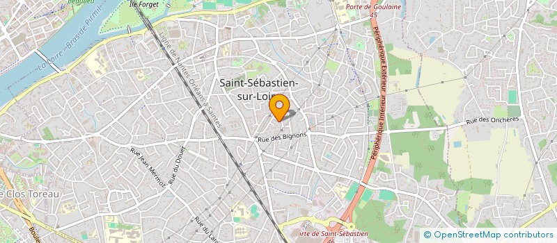 localisation de l'entreprise SARL PAMAC  SAINT-SEBASTIEN-SUR-LOIRE