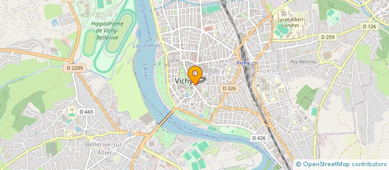 localisation de l'entreprise SARL PAMELA à VICHY