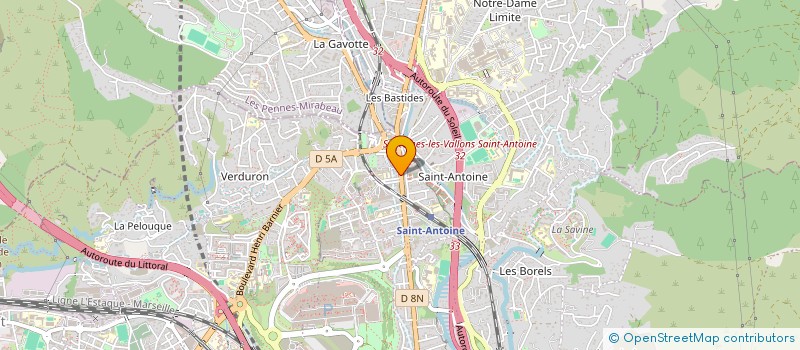 localisation de l'entreprise SARL PAMPELONNE CONGRES à MARSEILLE