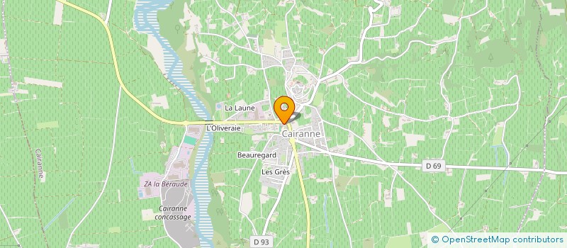 localisation de l'entreprise SARL PAMR  CAIRANNE