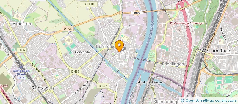 localisation de l'entreprise SARL PAMUKKALE  HUNINGUE