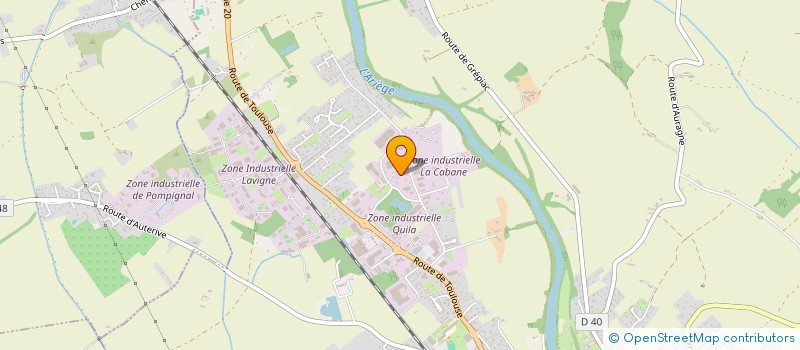 localisation de l'entreprise SARL PANERO  AUTERIVE