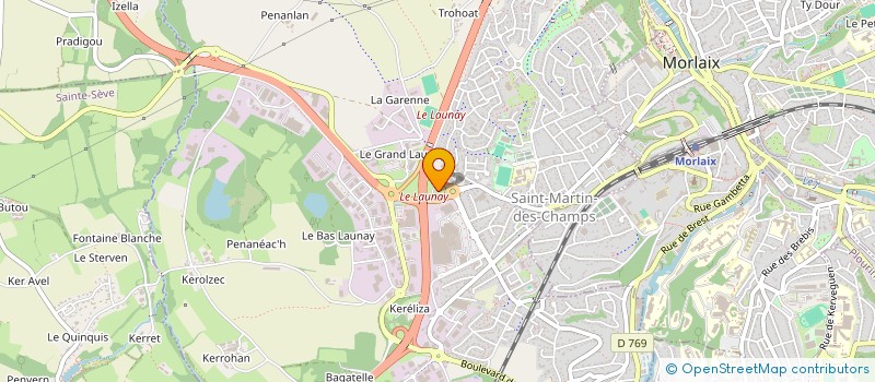 localisation de l'entreprise SARL PANHALEUX  SAINT-MARTIN-DES-CHAMPS