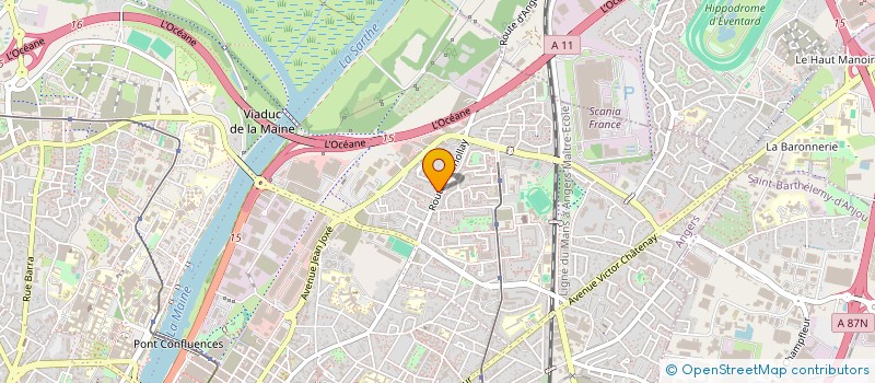 localisation de l'entreprise SARL PANIFIC à ANGERS