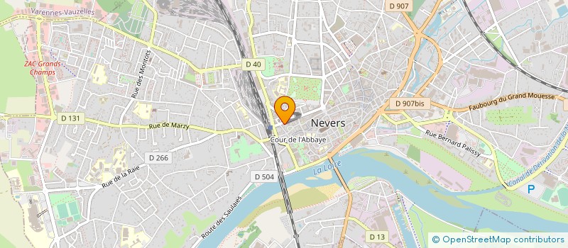 localisation de l'entreprise SARL PANNETIER ET FILS à NEVERS