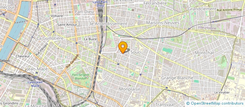 localisation de l'entreprise SARL PANTALON MODERNE  LYON