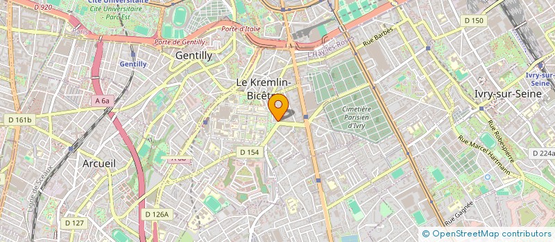 localisation de l'entreprise SARL PAOLI à LE KREMLIN-BICETRE