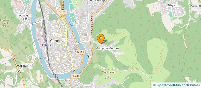 localisation de l'entreprise SARL PAOLI-LELIEVRE  CAHORS