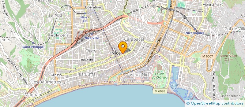 localisation de l'entreprise SARL PAPASSEUDI à NICE