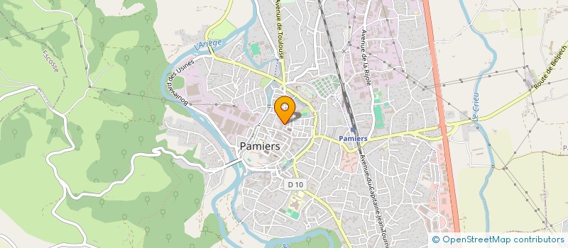 localisation de l'entreprise SARL PAPETERIE ARIEGEOISE à PAMIERS