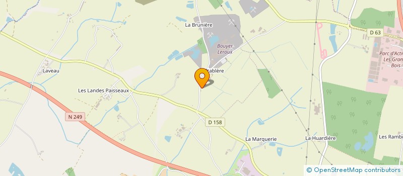 localisation de l'entreprise SARL PAPIN  LA SEGUINIERE