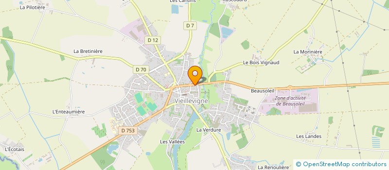 localisation de l'entreprise SARL PAPON ERIC  VIEILLEVIGNE